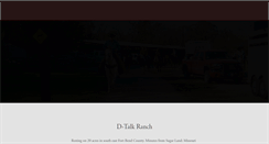 Desktop Screenshot of dtalkranch.com